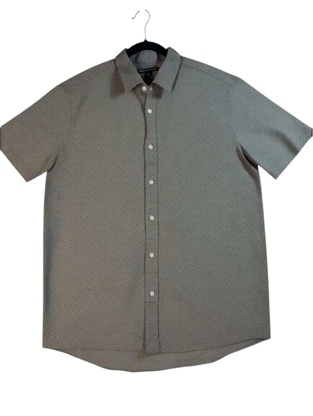 Michael Kors Classic Fit Men's Short Sleeve Button-Up Shirt XL